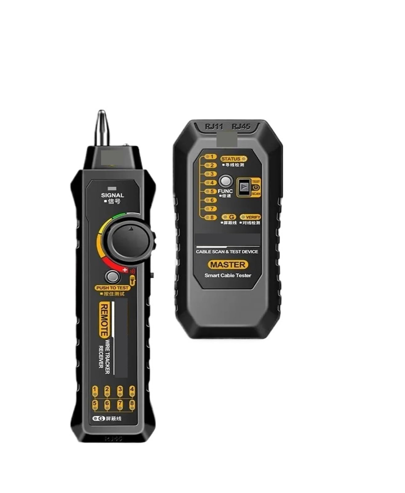 Traqueur de Câble, Testeur de câbles réseau intelligent RJ45 RJ11 LAN, détecteur, récepteur suivi fils, outil électrique réparation | Standard version