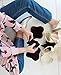 Imse Vimse Reusable Organic Cotton Menstrual Pads with Wings, 3 Pack (Regular, Black)…