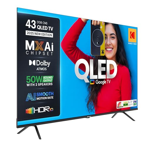 Kodak 108 cm (43 inches) Matrix Series UHD 4K QLED Google TV 43ST5005 7 51OOt6sEi5L