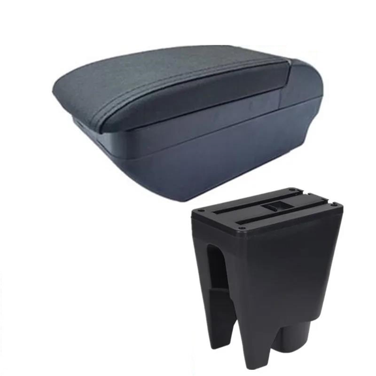 Hjkdsz Style 6 For Citroen C1 Car Armrest Storage Box Single Double Layer Retrofit Interior Dedicated Accessories(Style 6)