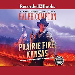Page de couverture de Ralph Compton Prairie Fire, Kansas