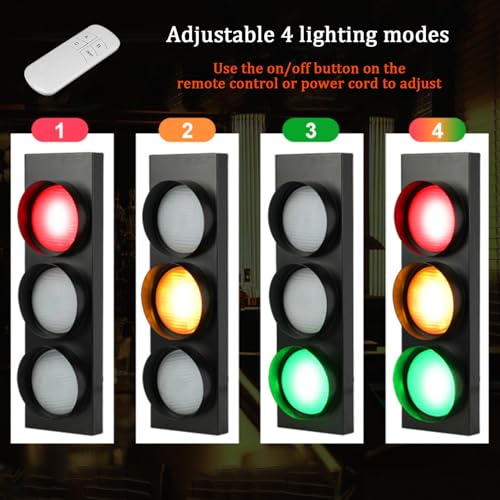 Semáforo LED con control remoto regulable para decorar paredes infantiles 6