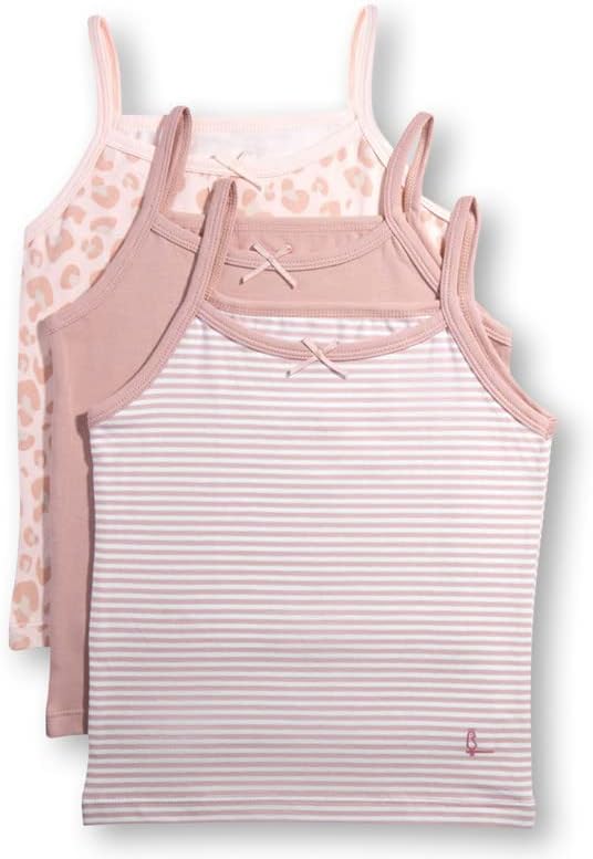 Feathers Girls and Toddler Undershirts - Kids Camisoles - Super Soft Cotton