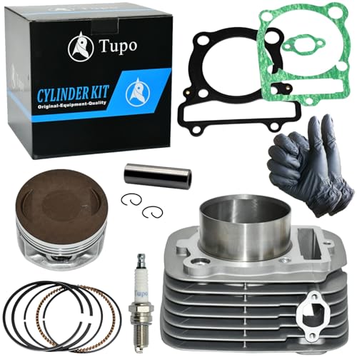 Tupo 348cc 83mm Cylinder Piston Ring Gasket Top End Rebuild Kit Compatible with YAMAHA YFM350 Big Bear 350 Bruin350 Grizzly350 Moto-4 350 Raptor350 Wolverine350 Warrior350 1987-2014