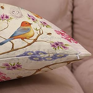 Springoutdoorbirdflowerdecorativethrowpillowcoversbothsideshummingbirdprintdesignlinen16x16setof4withzipperforpatiohomecouchsofabedroomdecor Urban Country Home Decor Spring outdoor bird flower decorative throw pillow covers both sides hummingbird print design linen 16×16 set of 4 with zipper for patio home couch sofa bedroom decor urban country home decor