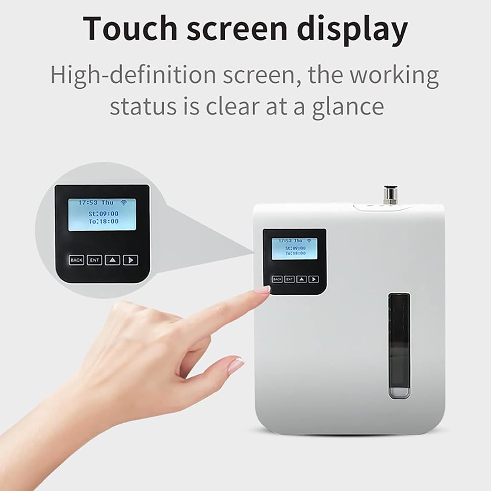 Dyfuzor zapachowy, dyfuzory z kolekcji hotelowej 300 ml, inteligentne dyfuzory o powierzchni 1400 stóp kwadratowych do domu, dyfuzor do aromaterapii Bluetooth i Wi-Fi, do domu/biura/hotelu/restauracji