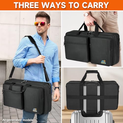 Image of DJ Controller Case Compatible with Pioneer DDJ SR /SR2 /RR /DDJ-REV1 /Denon MC4000 /Numark NV II /Numark Mixtrack 3 /Mixstream Pro+ /Pro Go /Hercules Inpulse 500 /NI Traktor Kontrol S3(23.5 x 13.5 x 2.5 in)