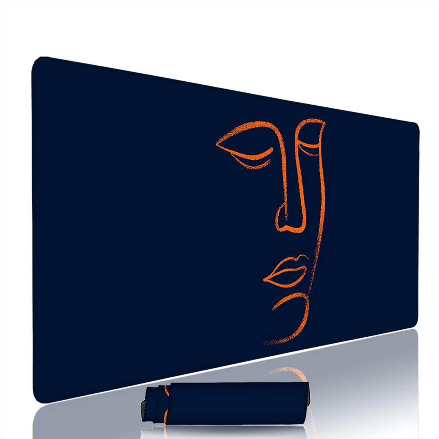 Czarna podkładka pod mysz pod mysz pod mysz do gier XXL 1400 x 600 x 3 mm podkładka pod mysz abstrakcyjna duża podkładka pod mysz dla graczy wodoodporna podkładka pod mysz PC, do klawiatury laptopa w