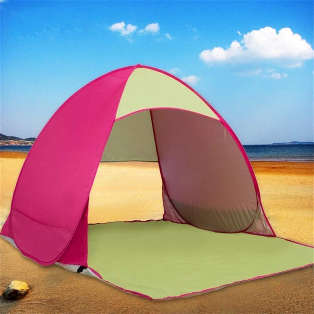 Family Tent Outdoor Awning Sun Tent Portable Beach Sun Tent for Camping Tent for 2-3 People Outdoor Tent