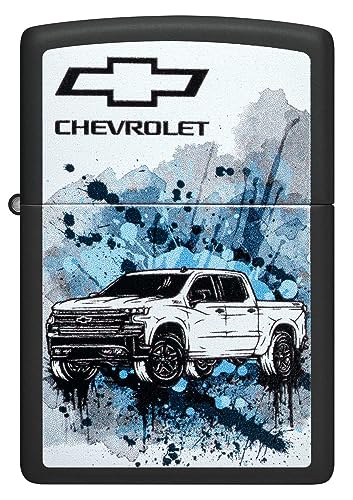 Encendedor Zippo Chevrolet Black Matte miniatura 2