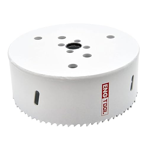 Miniatura 2 de MaxTool Sierra de agujero de cobalto bimetálico de 6-1/4 pulgadas, sierra de taladro bimetálico HSS M42 de 6.260 in de profundidad para metal madera