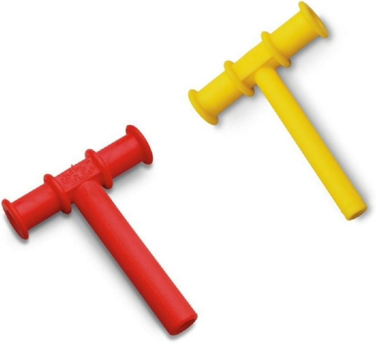 Chewy Tubes Pack of 2, Red & Yellow