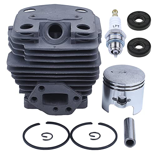 Atunee 40mm Crankshaft Cylinder Piston Oil Seal Kit for Husqvarna 143R G4K G45L G43L BC4310 4302 Brushcutter Trimmer