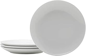 Everyday White Coupe Set of 4 Salad Plates, 7.75 inch