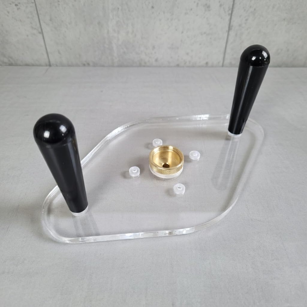 6" x 10" Dual Grip Router Base Plate for 2723-20, Compatible with M18 FUEL Compact Router, Clear Acrylic, Enhanced Control & Stability