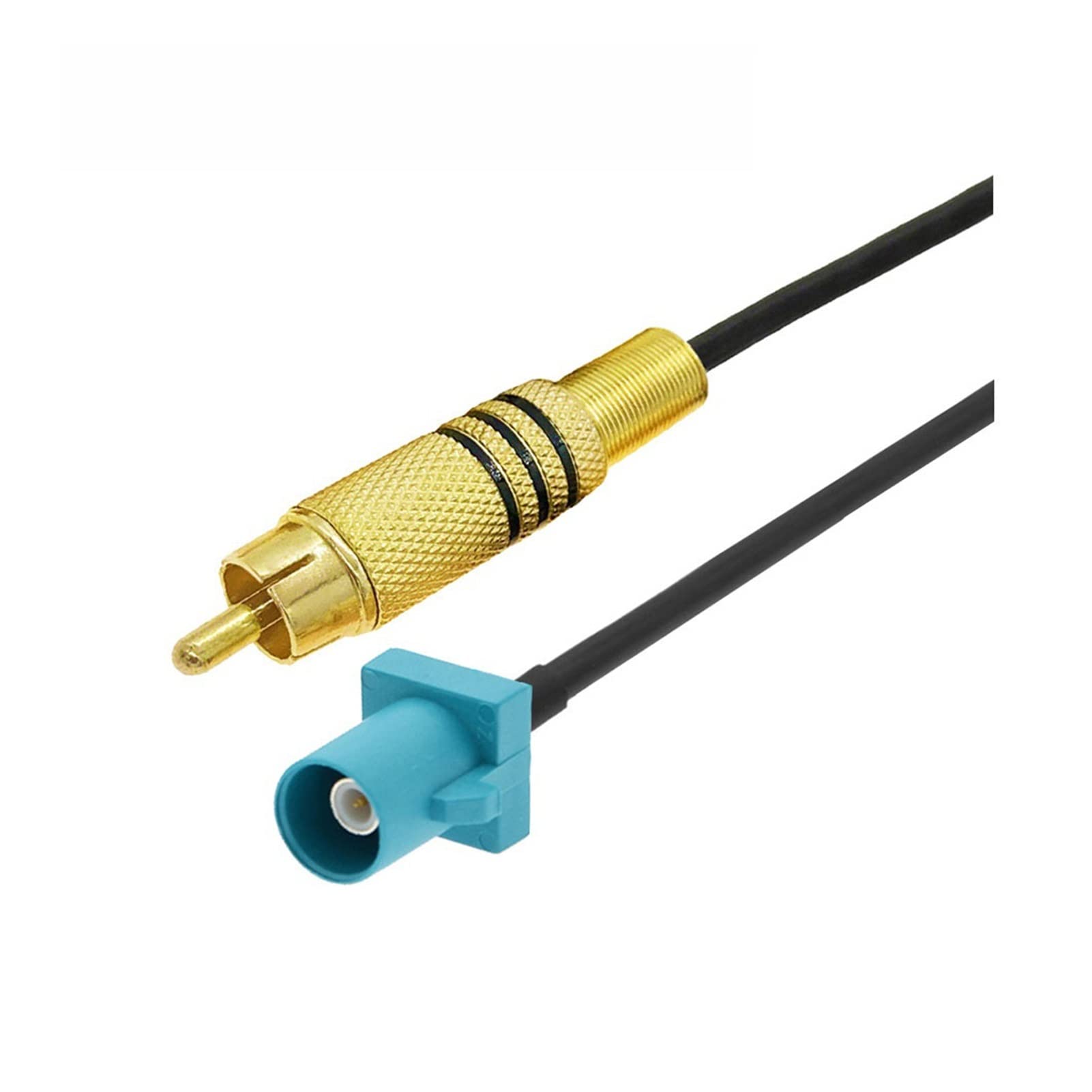 Câble RCA mâle vers Fakra Z mâle RG174 pour caméra de recul