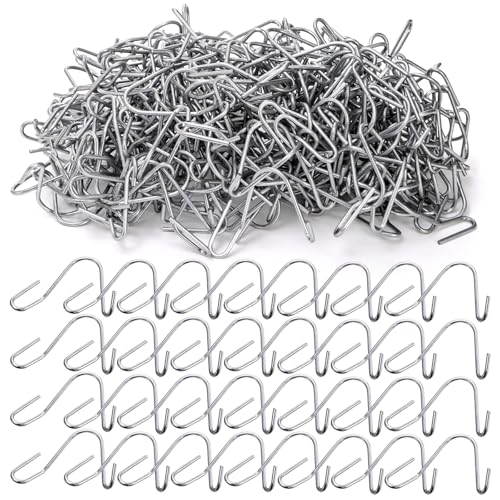 ZENFUN 250 Pcs T-Post Wire Clip Galvanized Steel Fence Clips Convenient Pre-Cut Wire Ties Rust Resistant T Post Fence Clips for Securing Wire Garden Farm Highway Sport Fences