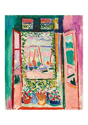 Affiche Henri Matisse Open Window Collioure régler problème mur blanc vide