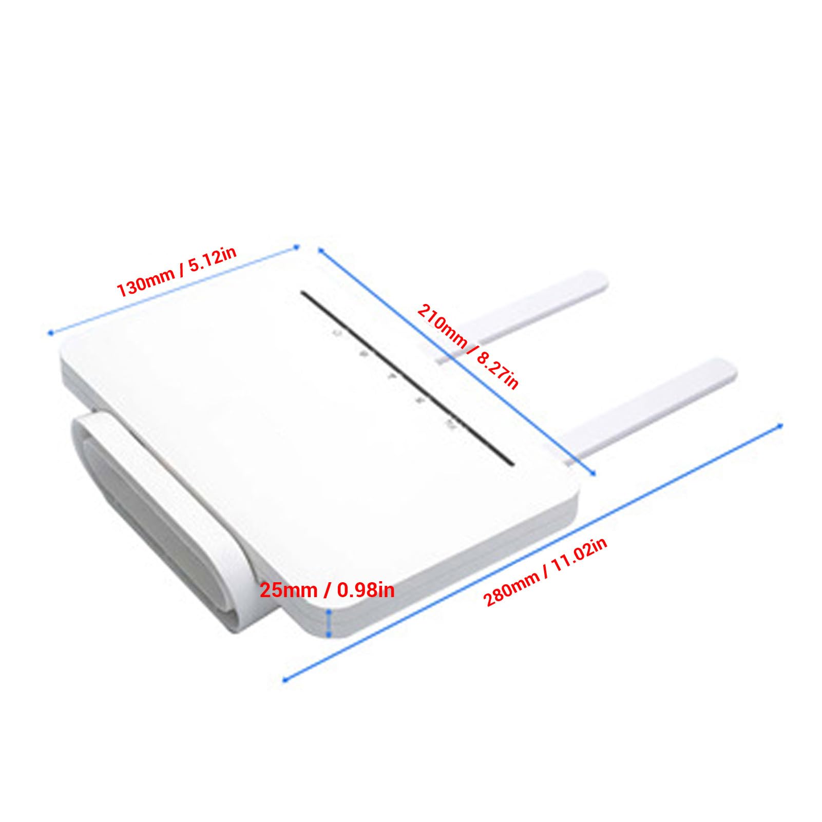 Cuifati Routeur WiFi 4G LTE, Routeur WiFi 6 Haute Vitesse 2.4G 300 Mbps, Internet sans Fil avec Emplacement SIM, pour la Maison, Portée de 200 M