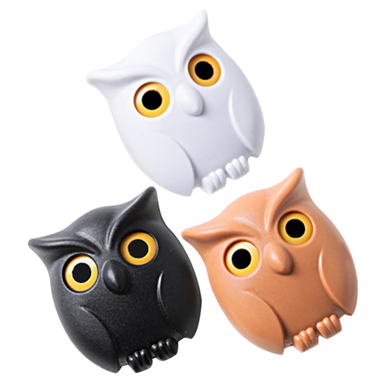 OUNONA 2 Set Ganci Per Chiavi Adesivi Forma Appendini Decorativi Per Ingressi E Cucine Facili Da Installare Trapano Pratici E Resistente 3 Pezzi*2