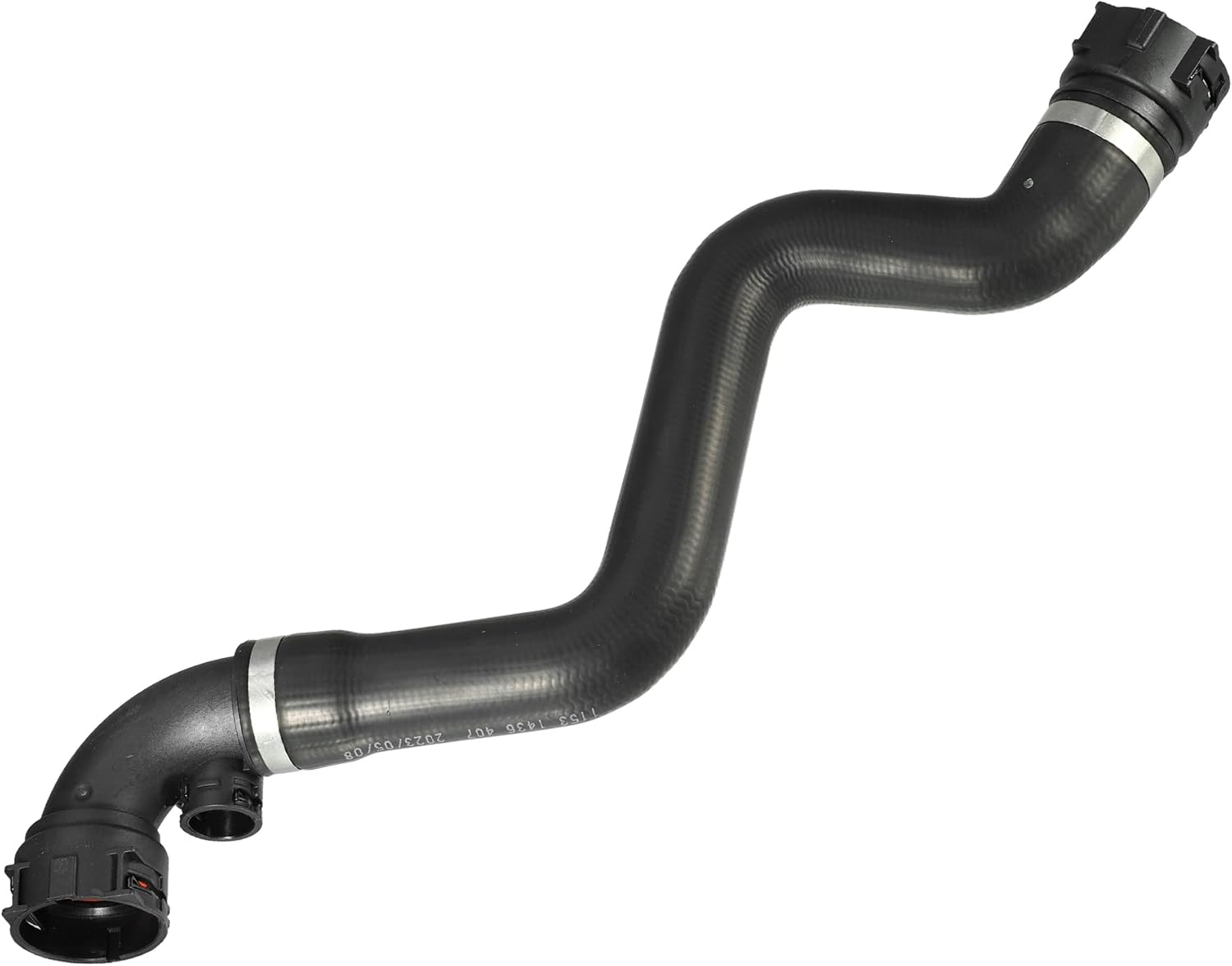 Radiator Coolant Hose Replace No.11531436407 for BMW 316Ci 2000-2005 Rubber Black