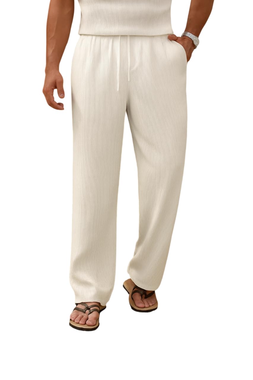 zimist Men's Casual Striped Track Pant-picture-32