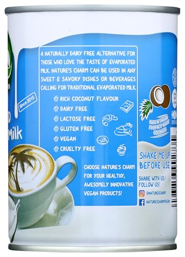 Natcharm Coconut Milk Evaporated, 12.2 oz