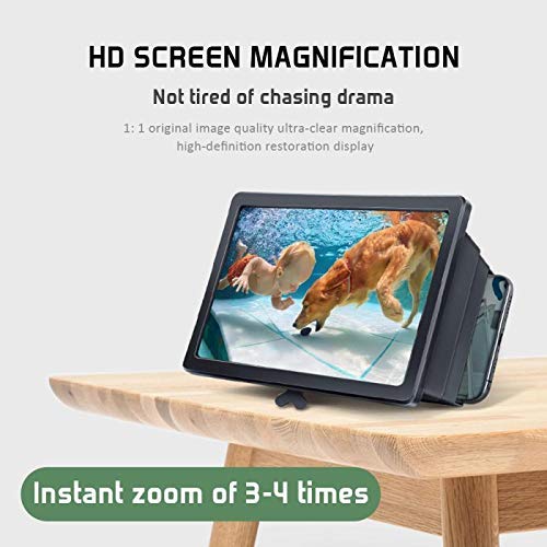 Mobilna lupa filmowa Przenośna lupa do ekranu telefonu komórkowego Uniwersalny wyświetlacz projektora 3D Powiększony ekspander Uchwyt stojaka Ekran do lupy Smarephone Czytanie/obserwacja/naprawa