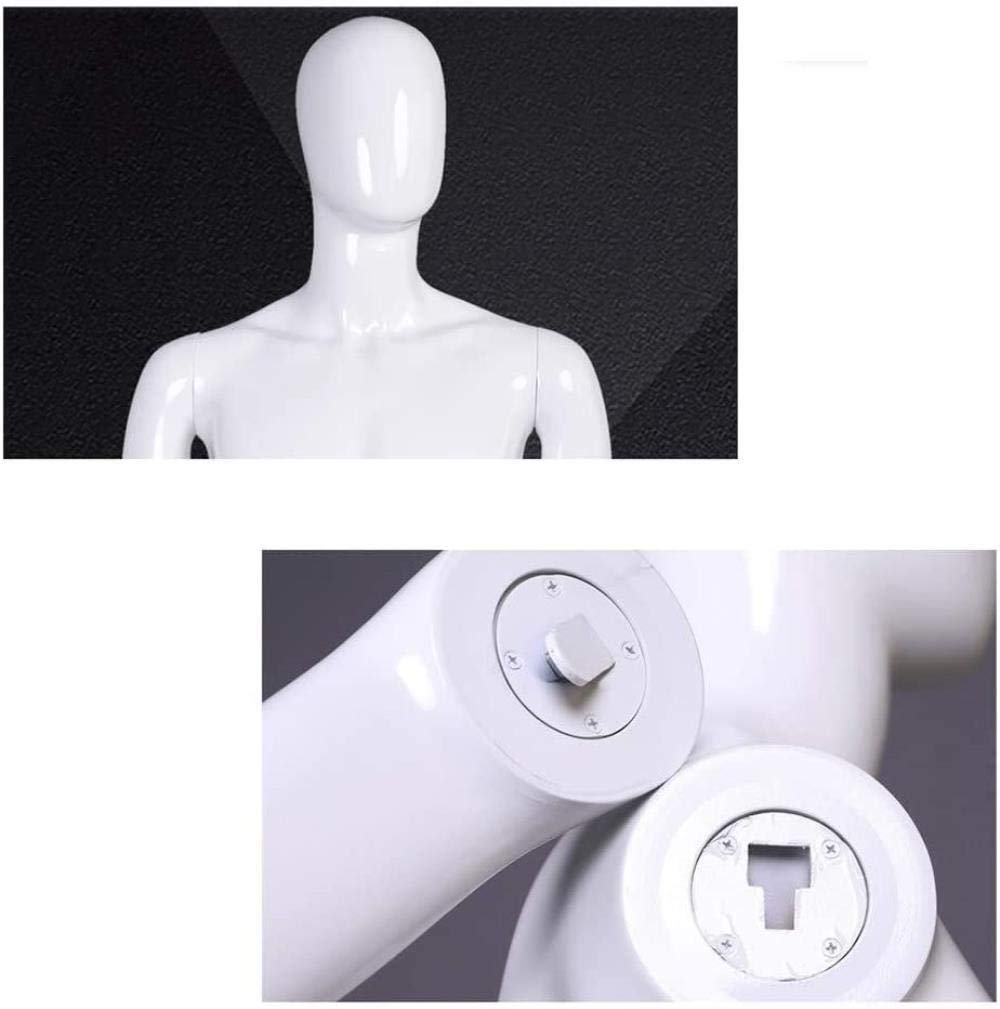 Professionelle Schneider-Dummy-Accessoires für männliche Bekleidungsgeschäfte, Schaufensterständer, Modell-Requisiten, männliche Models, Requisiten, Körper (Farbe: D)