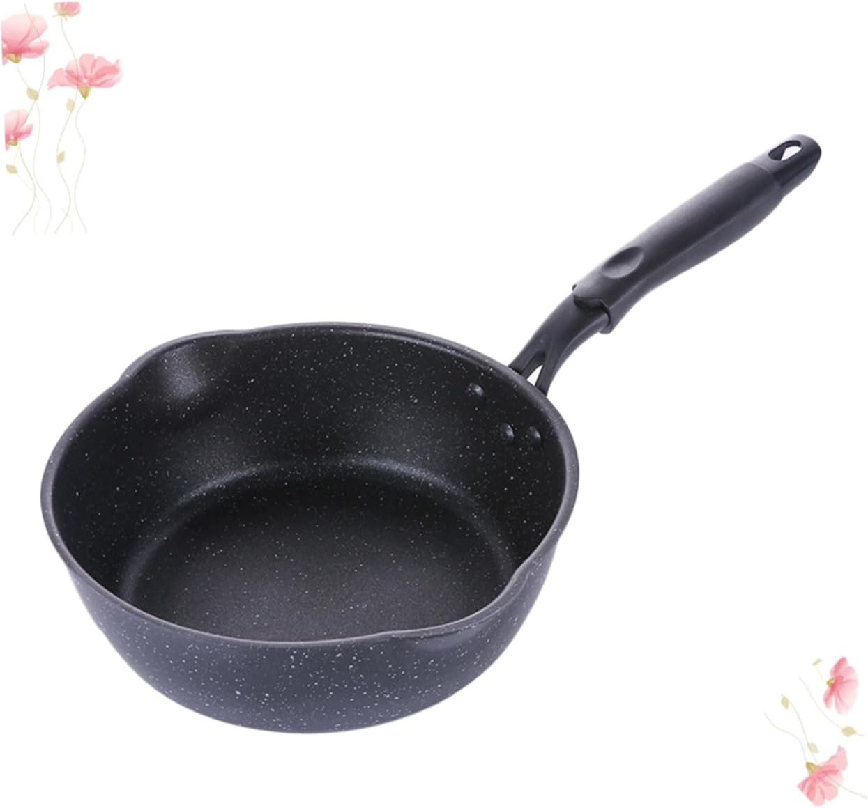 Cabilock Mini Non Stick Frying Pan Aluminum Alloy Omelette Pan for Easy Flipping Kitchen Cookware Without Lid for Cooking Eggs and Pancakes