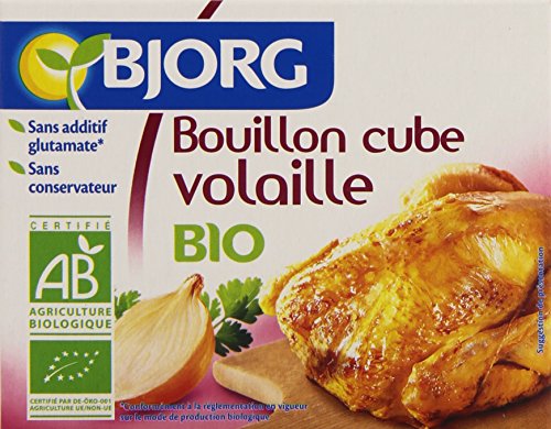  Bjorg Bouillon Cube de Volaille Bio 66 g