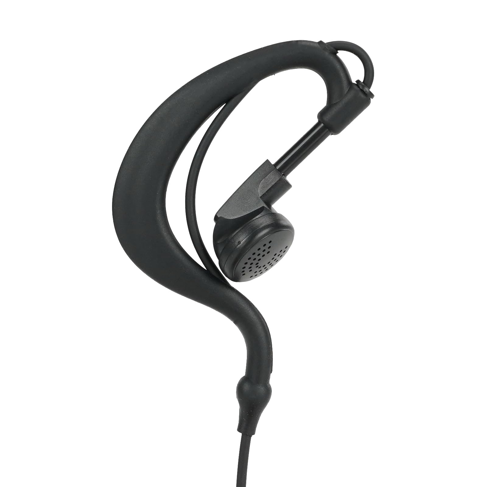 Retevis Walkie Talkie Auriculars 1 Pin 3,5 mm, Pinganillo Walkie Talkie, Auriculars-Micrófono Auricular En Forma De G con PTT Compatible RM01/RT55/RA26 (1 Unidad)