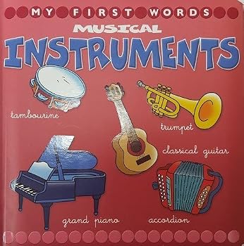 Unknown Binding Musical Instruments (My First Words) Book