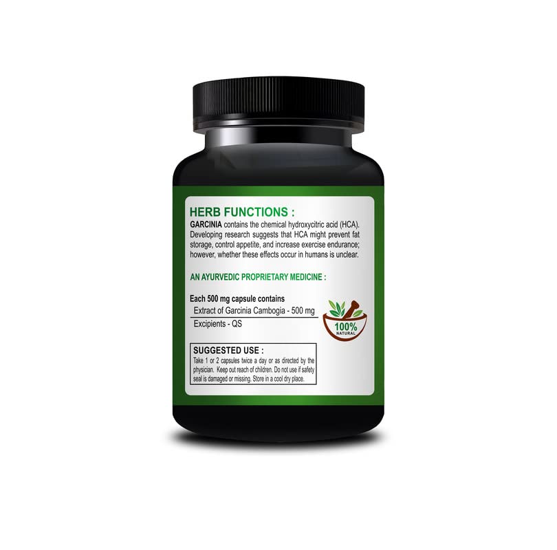 Image of Garcinia Capsule | With Green Tea Extracts | Natural Weight Management Partner | Reduce Food Cravings Weight Loss Product To Loose Extra-Fat Rapidly Without Exercise (Herbal Supplement