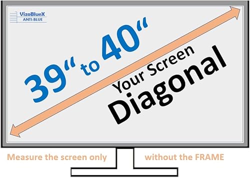 Miniatura 13 de VizoBlueX - Protector de pantalla de 14 pulgadas con filtro de bloqueo de luz azul. Panel LED para PC portátil anti-UV, protección para los ojos