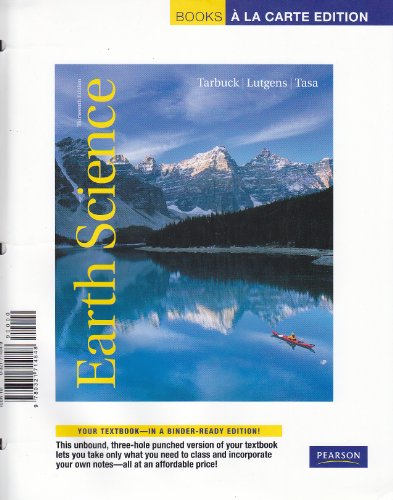 Earth Science, Books a la Carte Edition (13th E... 0321714849 Book Cover