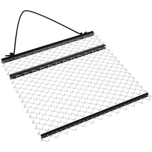 RTOSY Drag Harrow 4x5 Chain Harrow for ATV/UTV Large-Area Wear-Resistant Mesh