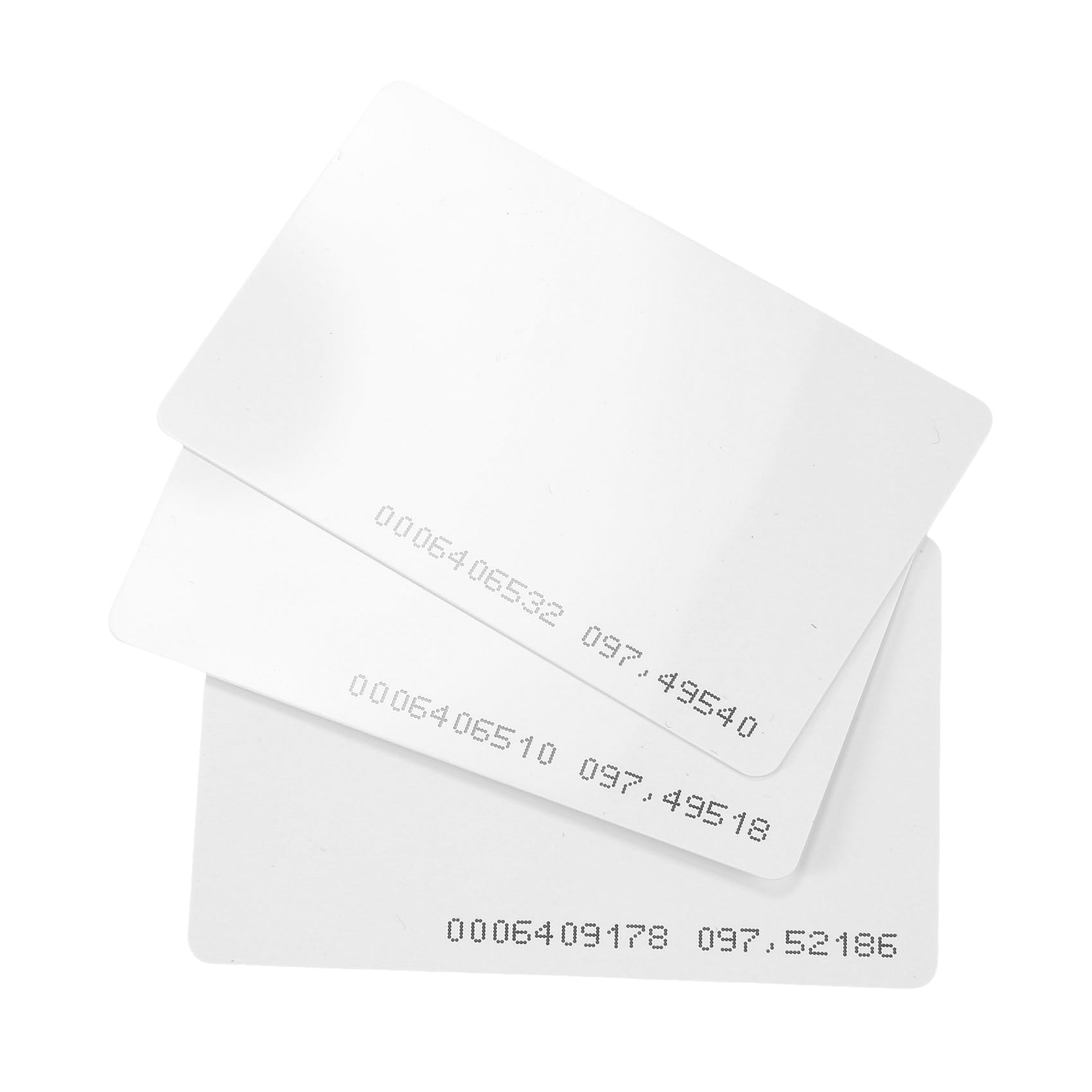 50 Stück Zutrittskontrollkarte RFID-Karte 125 kHz EM4100 TK4100 RFID-Etikettenschlüssel für Zugangskontrollschlüssel