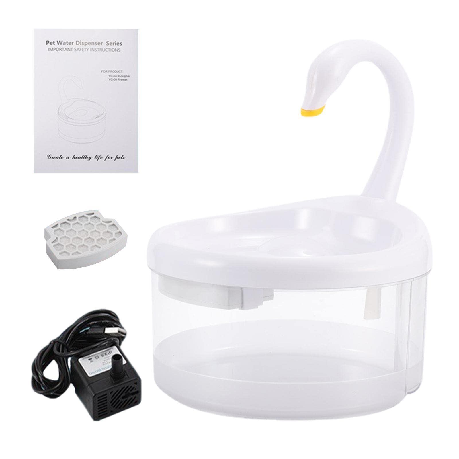 Dispensador de agua para gatos, 2 unidades, agua para gatos con súper