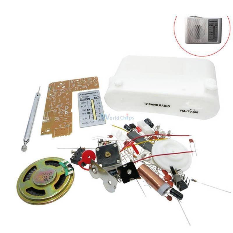 CF210SP AM/FM Stereo Radio DIY kit Electronic Production Portable FM AM Parts Suite for image 5