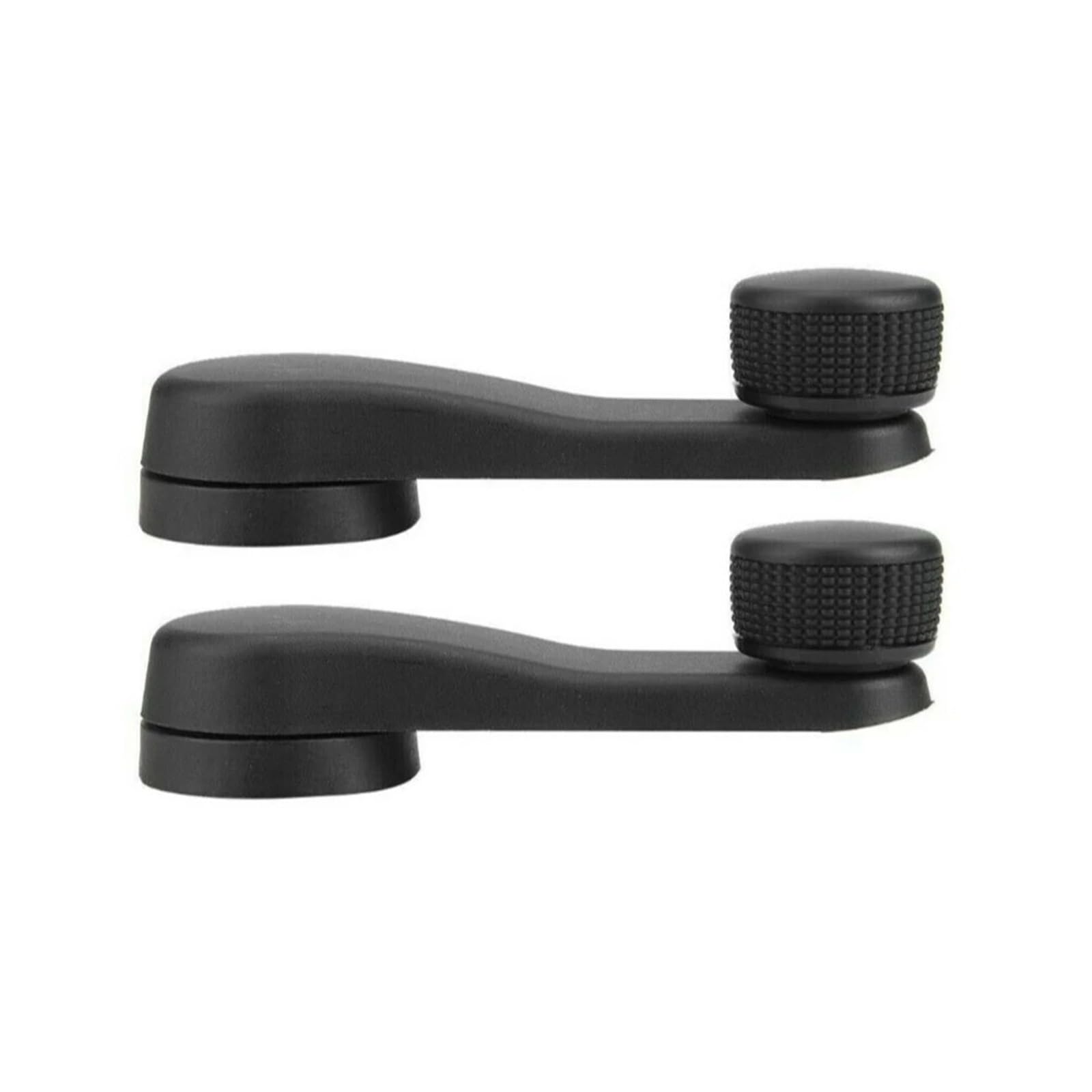Ufitidu One Color Window Regulator 2Piece Car Accessories Window Winder Crank Handle Replacement 1H0837581d For T4 For Transporter Mk3 Mk4 Black