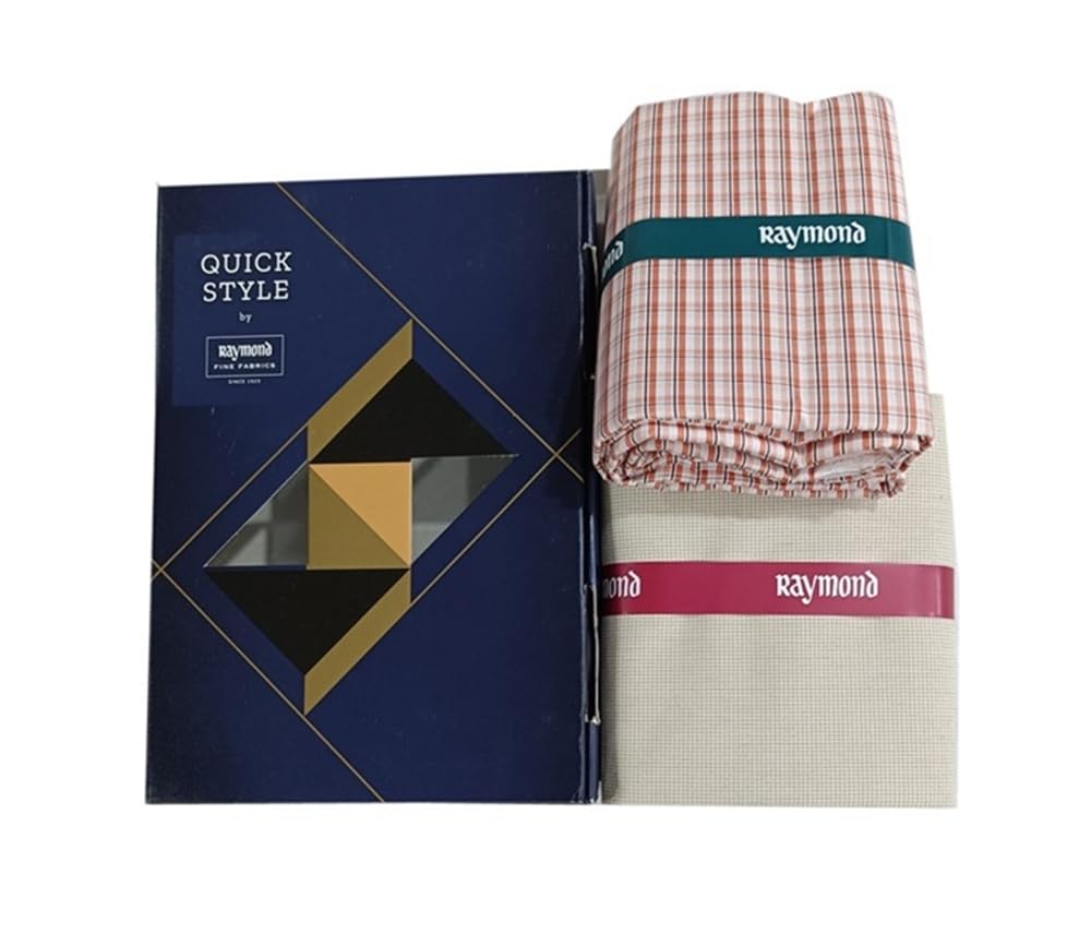 raymond fabrics Raymond Men’s Unstitched Shirt Pant Fabric Combo | Premium Formal Shirt & Trouser Material | Tailoring Set for Office & Refined Daily Wear-picture-28