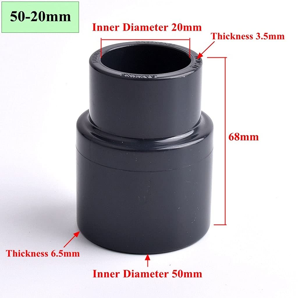 25~40 a 20~32 Mm Conector Reductor de Tubería de Upvc, de Riego Mhidropónico Acuario Tanque de Peces Codo de Unión de Enchufe/Inner Dia 50-20Mm/5Pcs