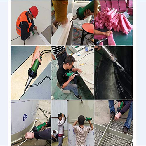 110 V/220 V 1600 W Intelligentes automatisches Kühlen Kunststoff Schweißgerät Heißluftpistole für TPO/PVC einlagige Dachdeckung, Planen und Banner, Schweißen, Heißluftpistole