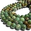 ABCGEMS Australian Pilbara Prase Beads (Pilbara Region of Western Australia - Mohs Hardness 6.5) Healing Energy Smooth Round 6mm Tiny #4