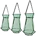Widesmart 3 PCS Rete da Pesca in Nylon,Rete da Pesca Pieghevole Trappola Pieghevole per Pesci Rete di Pesca Cestino Pieghevole per Granchi per Pesce Anguille Gamberetti in Rete Rete da Pesca(3 Taglie)