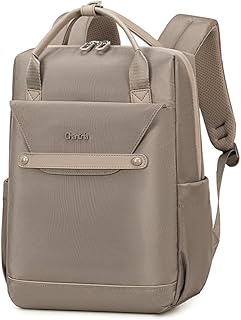 شنطة ظهر كاجوال أنيقة بسعة 13 لتر للنساء من شانتريا، شنطة ظهر صغيرة تناسب الكمبيوتر المحمول مقاس 14 بوصة، شنطة ظهر من البوليستر بجيوب متعددة للمكتب والاستخدام اليومي والتسوق