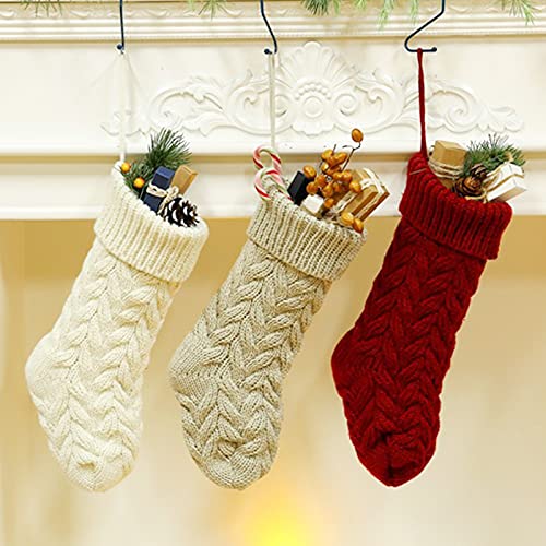 Guojanfon Klassische Weihnachtsstrümpfe, Strickstrümpfe, 35,6 cm Cover