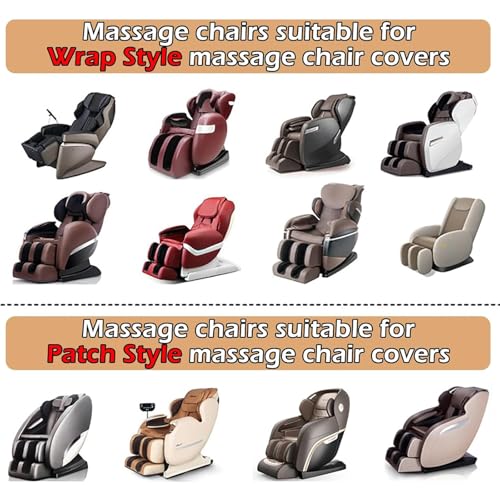 Housse de chaise de massage anti-usure pour fauteuil Zero Gravity en tissu extensible - 8