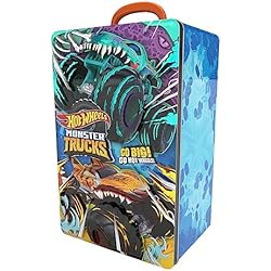 Maletin Hot Wheels Carrefour Cefa Toys- Hot Wheels Maletin Metálico Guardacoches Monster Truck (04624)